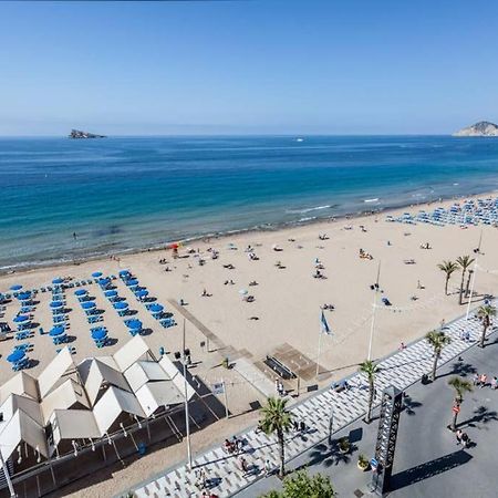 Levante Beach Front Of The Sea Estacha Benidorm Exterior foto