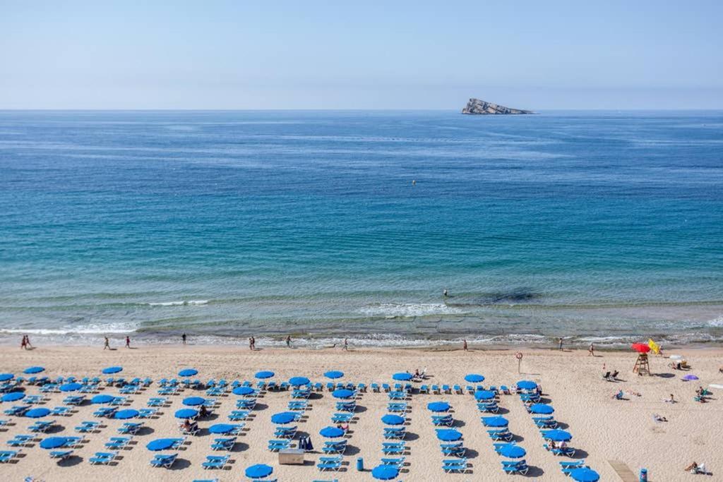 Levante Beach Front Of The Sea Estacha Benidorm Exterior foto