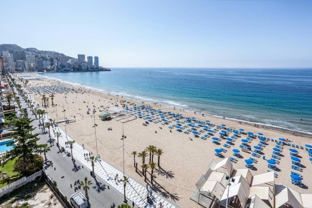 Levante Beach Front Of The Sea Estacha Benidorm Exterior foto